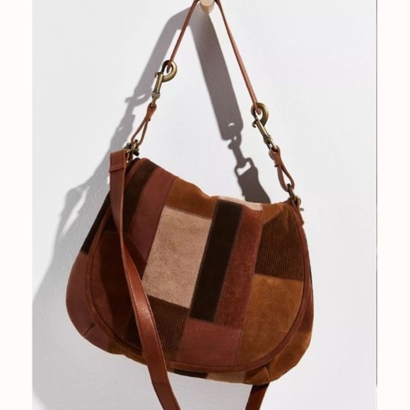 Free People Prague Patchwork Messenger - Picture 3 of 7